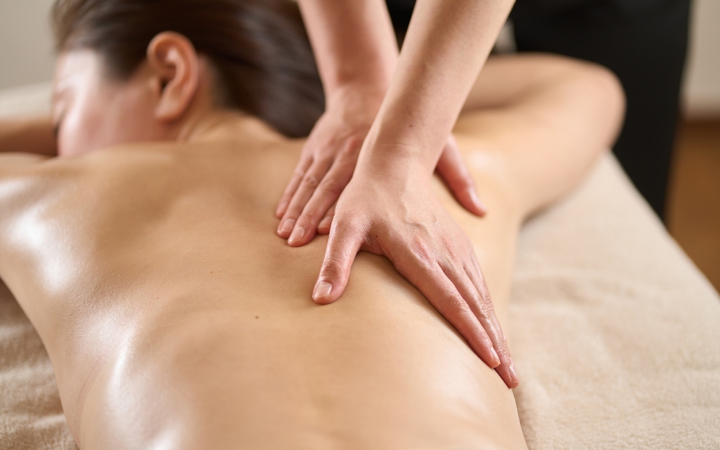 ボディエステ施術の様子